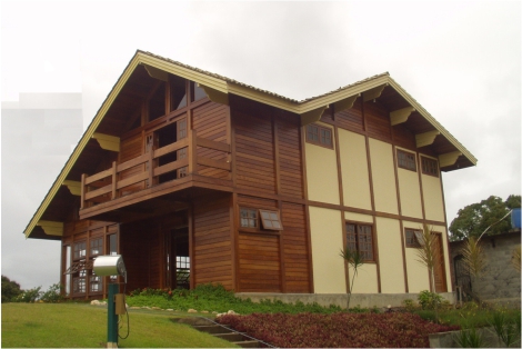 Casa em Madeira e Alvenaria - Minas Casas  - Construções de casas em madeira e alvenaria no RJ